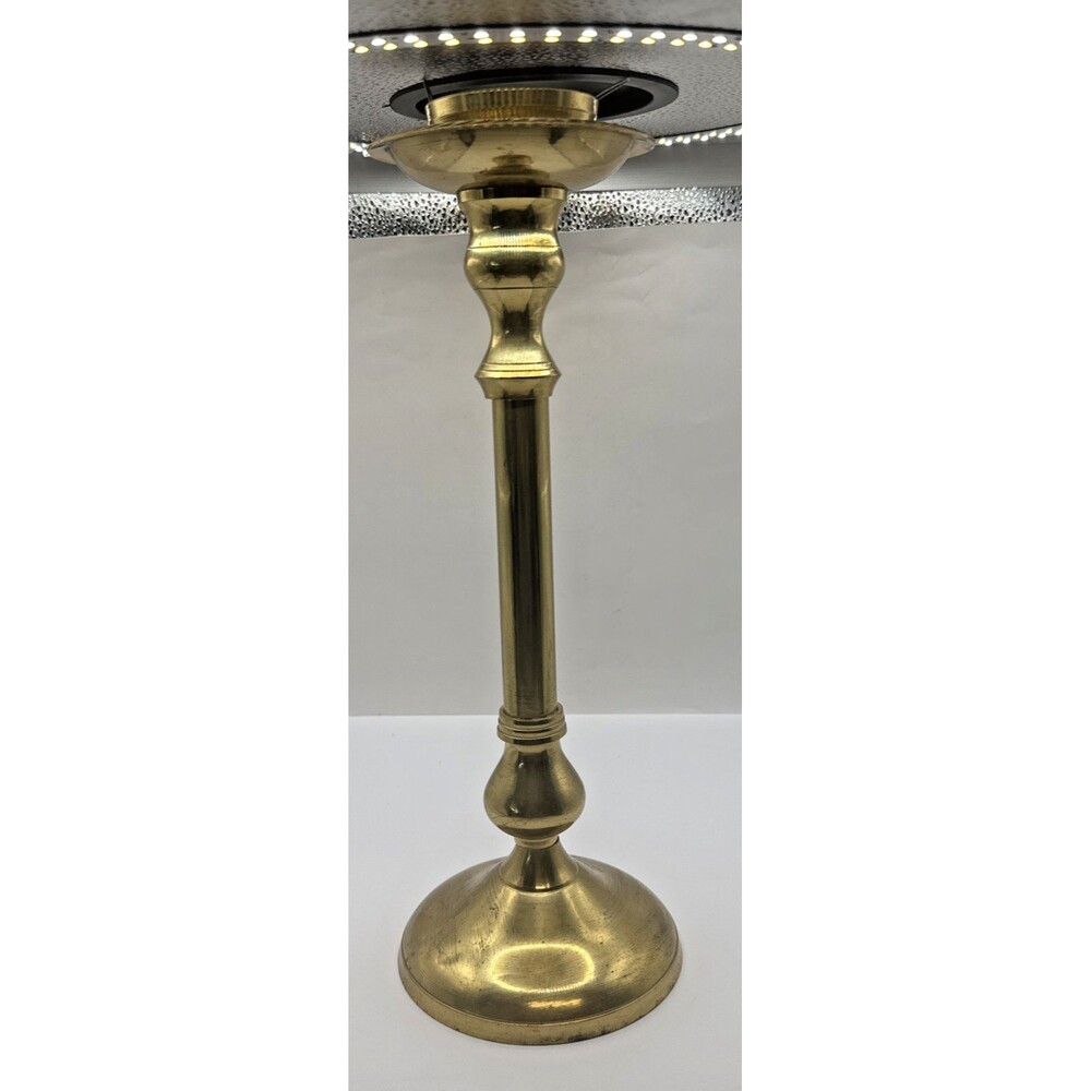 Vintage Brass Candle Stick Holders 14.25” Heavyweight